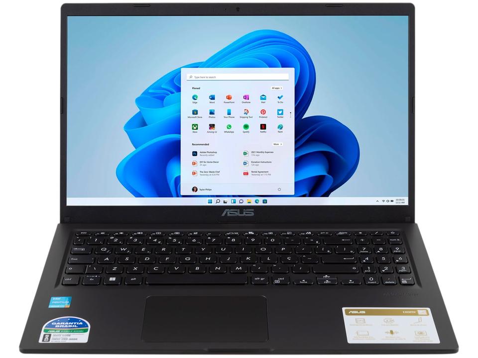 Notebook ASUS Vivobook 15 Pentium Gold 4GB RAM SSD - 128GB 15,6" Full HD X1500EA-EJ4242WS - 3