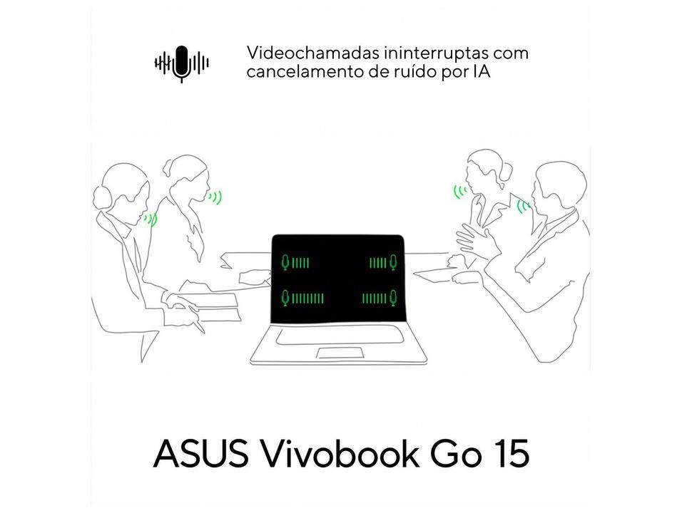 Notebook ASUS Vivobook Go 15 E1504FA-BQ5313WS AMD Athlon 4GB RAM 128GB SSD 15,6" Full HD Windows 11 Microsoft 365 Personal Office 90NB0ZR5-M07ED0 Rosa - 6