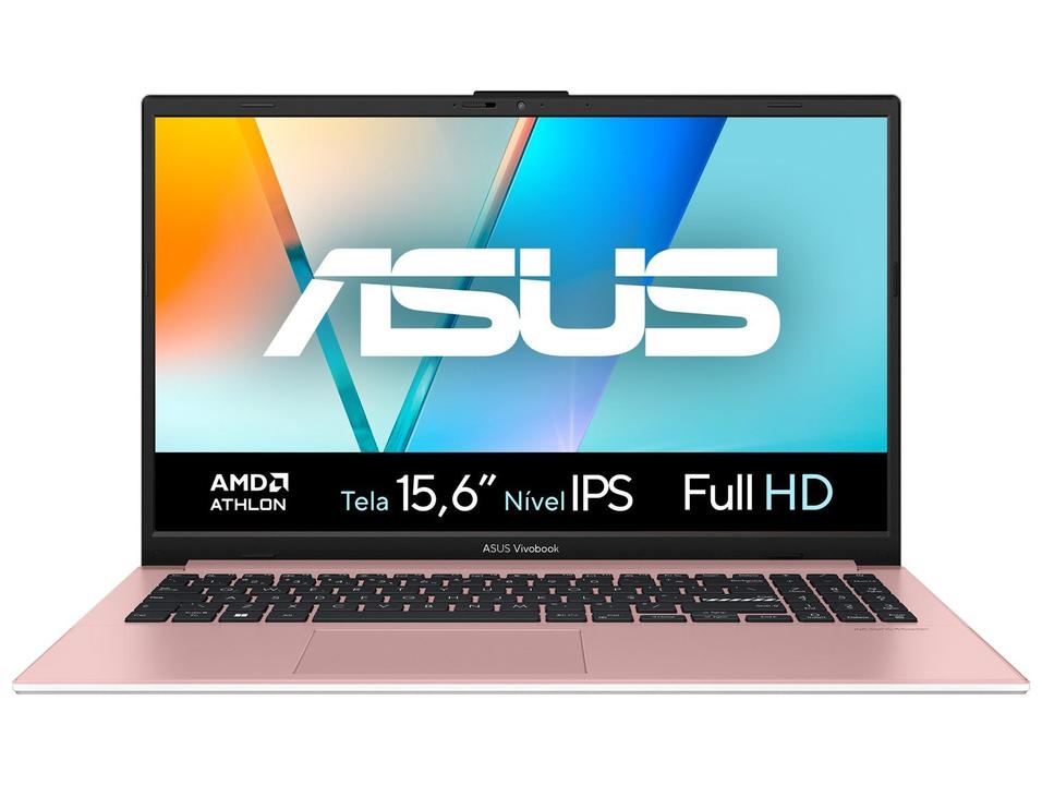 Notebook ASUS Vivobook Go 15 E1504FA-BQ5313WS AMD Athlon 4GB RAM 128GB SSD 15,6" Full HD Windows 11 Microsoft 365 Personal Office 90NB0ZR5-M07ED0 Rosa - 8