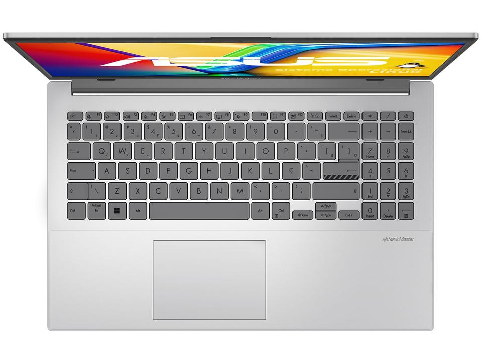 Notebook ASUS VivoBook Go 15 E1504GA-NJ447 Intel Core i3 4GB RAM SSD 256GB 15,6" Full HD Linux 90NB0ZT1-M00PS0 - 13