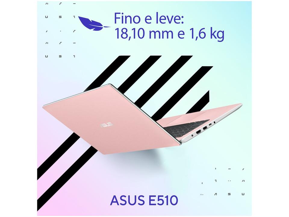 Notebook ASUS Vivobook Go 15 Intel Celeron 4GB RAM 128GB eMMC 15,6" UHD Rosa Windows 11+ Microsoft 365 Personal Office E510KA-BR833WS - 3