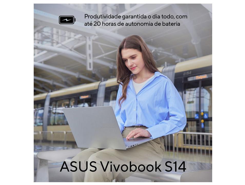 Notebook ASUS Vivobook S14 Intel Core Ultra 5 com IA Integrada 225H 16GB RAM 512SSD 14" Windows 11 - 4