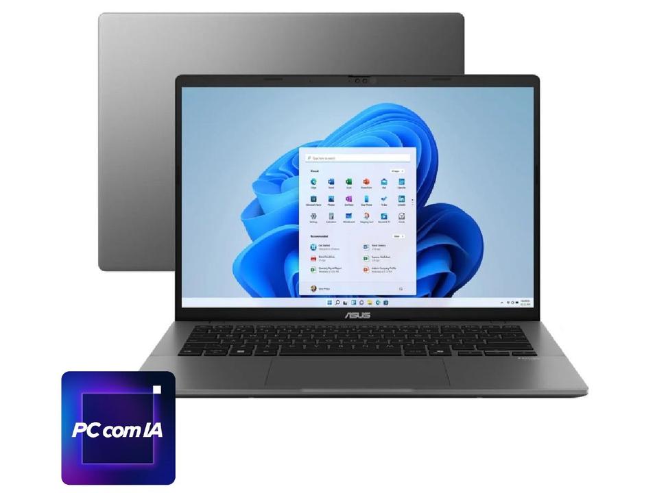 Notebook ASUS Vivobook S14 Intel Core Ultra 5 com IA Integrada 225H 16GB RAM 512SSD 14" Windows 11 - 1