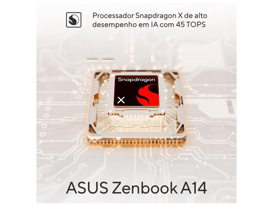 Notebook ASUS Zenbook A14 Snapdragon X1 32GB RAM 1 TB SSD 14" Windows 11 UX3407QA-QD391W - 6