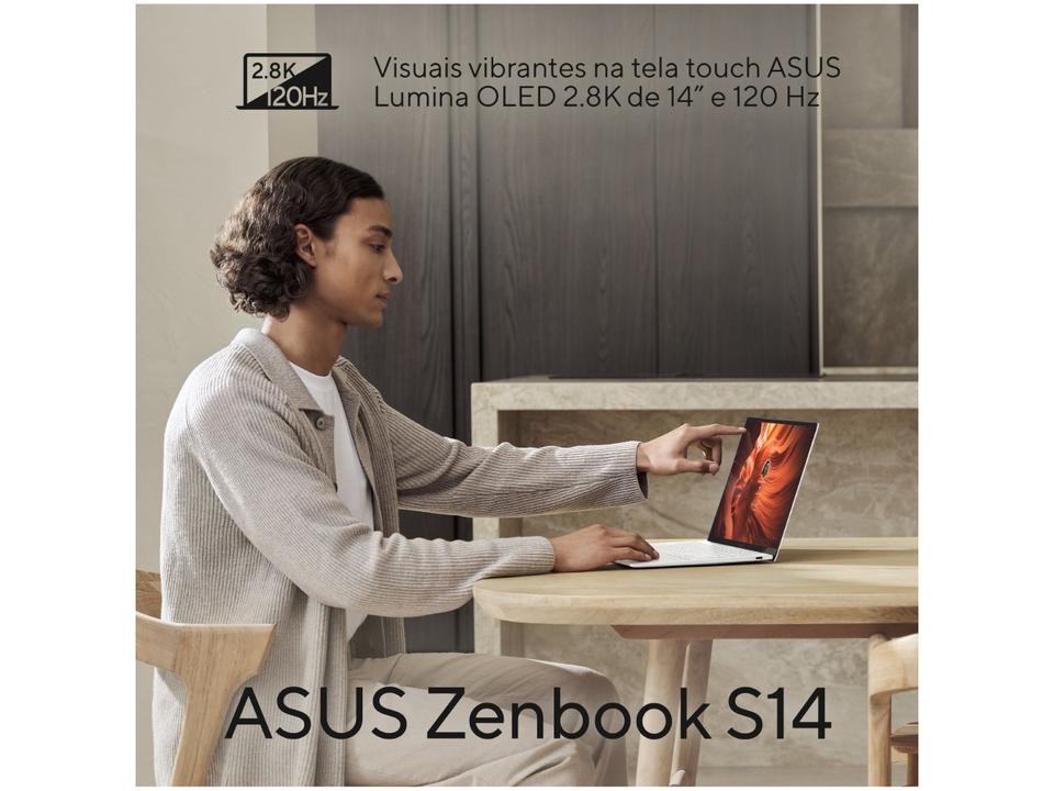 Notebook ASUS Zenbook S14 Intel Core Ultra 7 16GB RAM 512GB SSD 14" OLED Touch Windows 11 UX5406AA-SU308W - 2