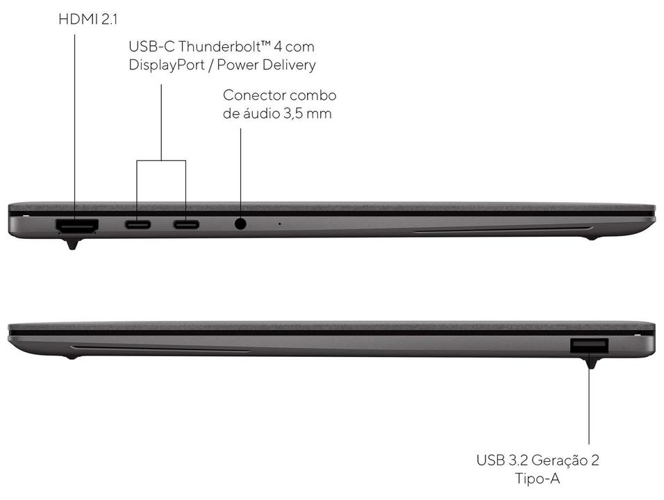 Notebook ASUS Zenbook S14 Intel Core Ultra 7 16GB RAM 512GB SSD 14" Touch Windows 11 UX5406AA-SU308W - 8