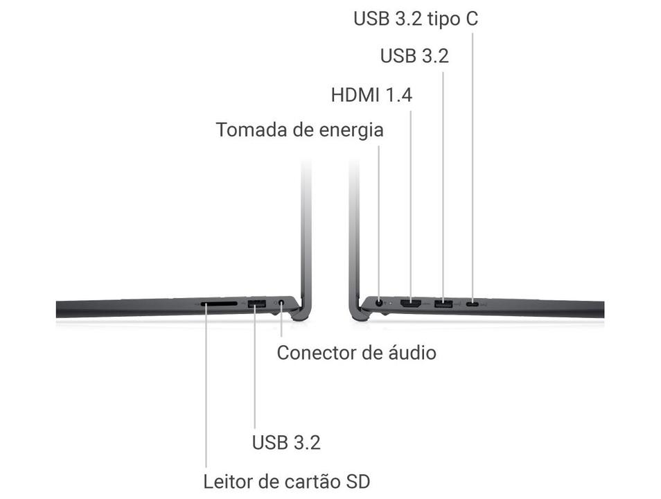 Notebook Dell Inspiron 15 Intel Core i7 16GB RAM 1TB SSD 15,6" Full HD Windows 11 i15-i1300-A80P - 9