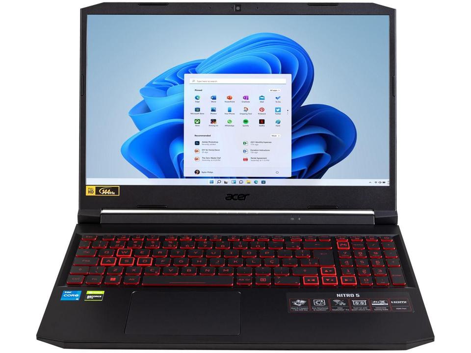 Notebook Gamer Acer Nitro Intel Core i5 8GB 512GB - 4