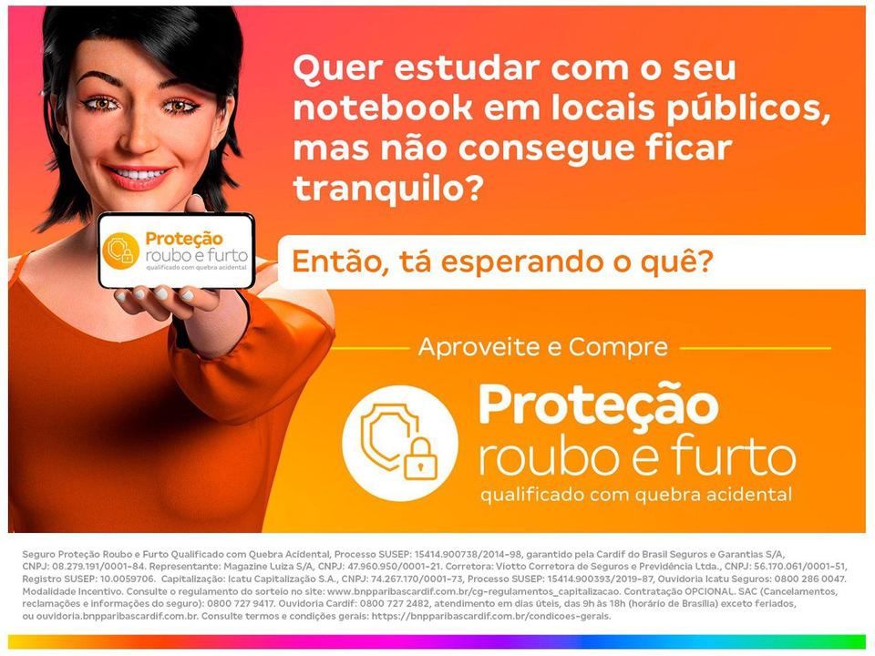 Notebook Lenovo IdeaPad 1i Intel Core i3 4GB RAM 256GB SSD 15,6” Windows 11 82VY000TB - 20