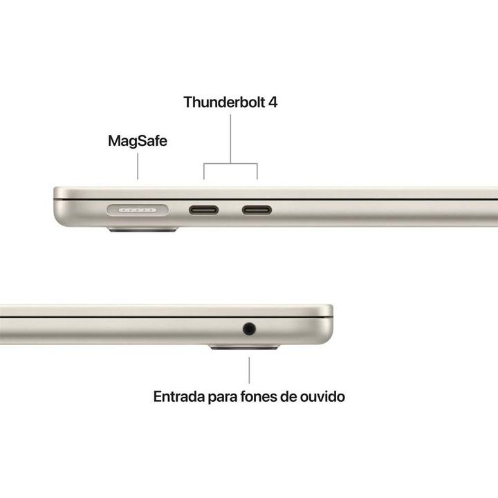 Notebook MacBook Air Apple 13" M5 16GB RAM 512GB SSD Estelar - 5