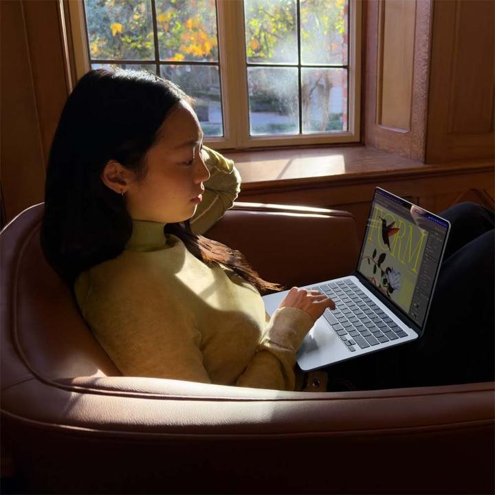 Notebook MacBook Air Apple 13" M5 24GB RAM 1TB SSD Meia-noit - 6