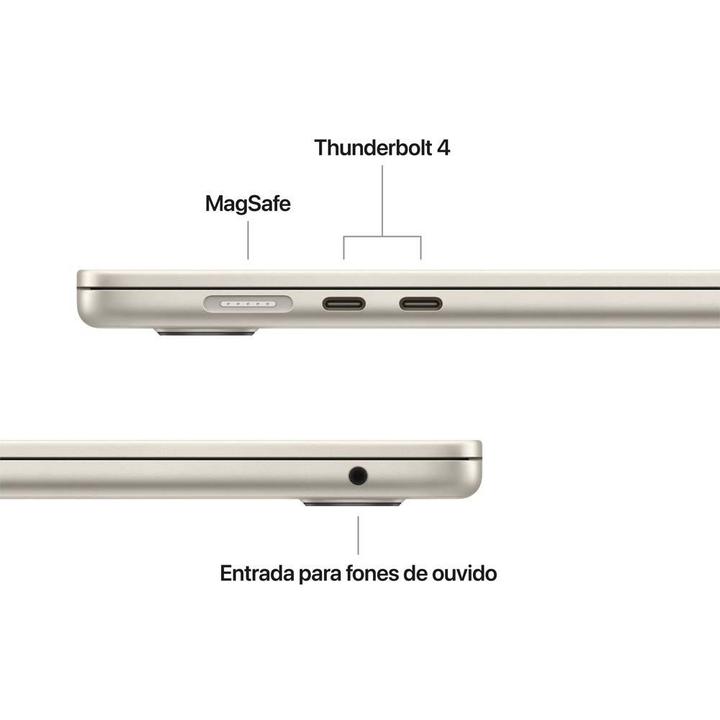 Notebook MacBook Air Apple 15" M5 24GB RAM 1TB SSD Estelar - 5