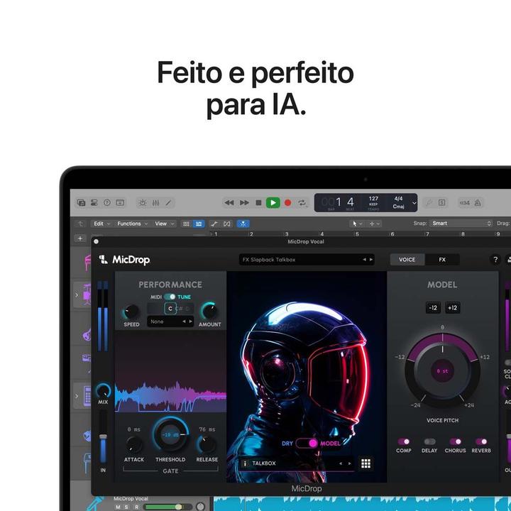 Notebook MacBook Apple Pro de 14" M5 Memória Unificada de 24GB e SSD de 1TB Preto-espacial - 3