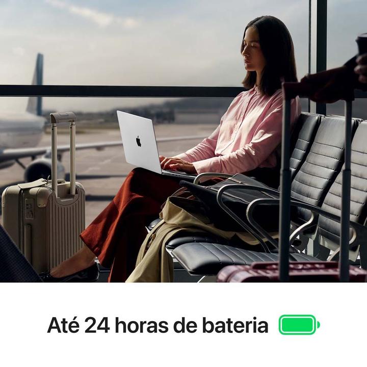 Notebook MacBook Apple Pro de 14" M5 Memória Unificada de 24GB e SSD de 1TB Preto-espacial - 4