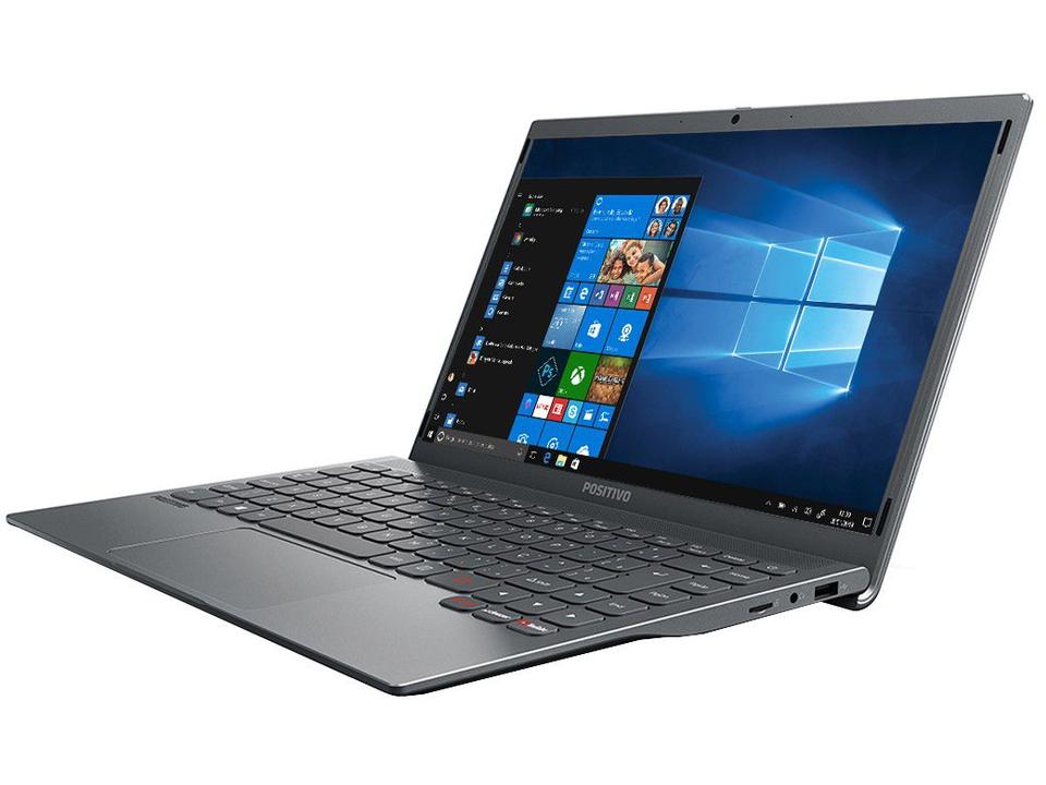 Notebook Positivo Motion Gray Q4128C-S Intel Atom - 4GB 128GB eMMC 14,1” LED Windows 10 - 3