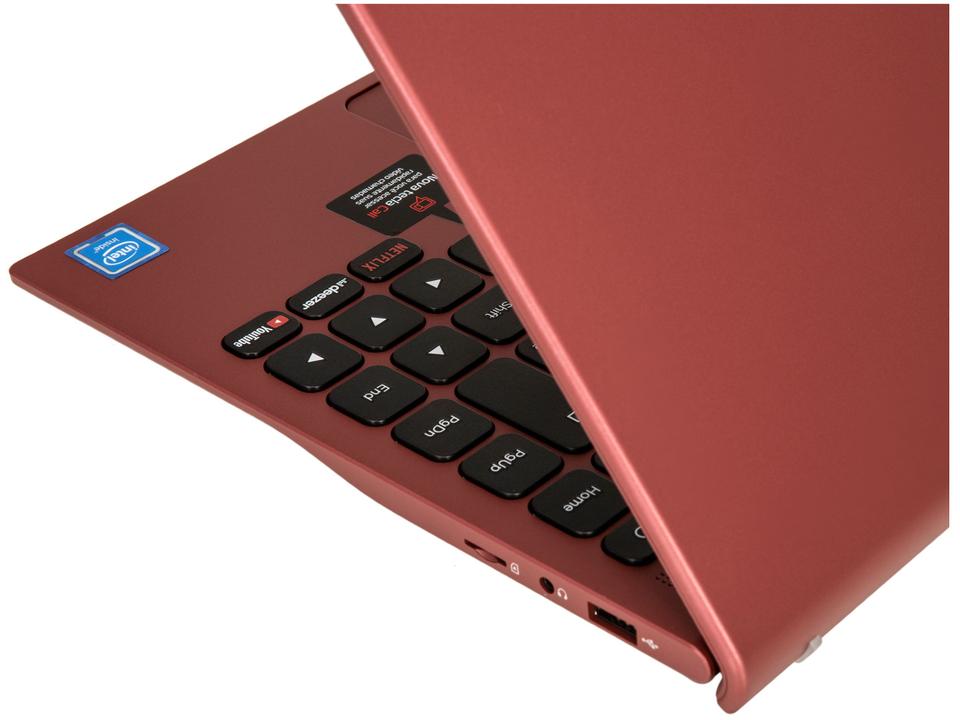 Notebook Positivo Motion Red Q464C Intel Atom - Quad-Core 4GB 64GB eMMC 64GB Nuvem 14,1” LED - 16