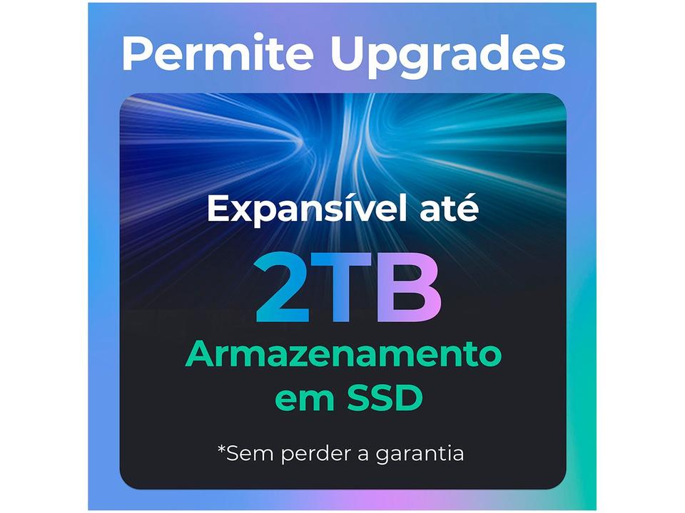 Notebook Positivo Vision C15M Intel Celeron N4500 Windows 11 Home 4GB RAM  128GB eMMC Tela 15" Full HD IPS Antirreflexo Minitela e Tecla Copilot Cinza - 10