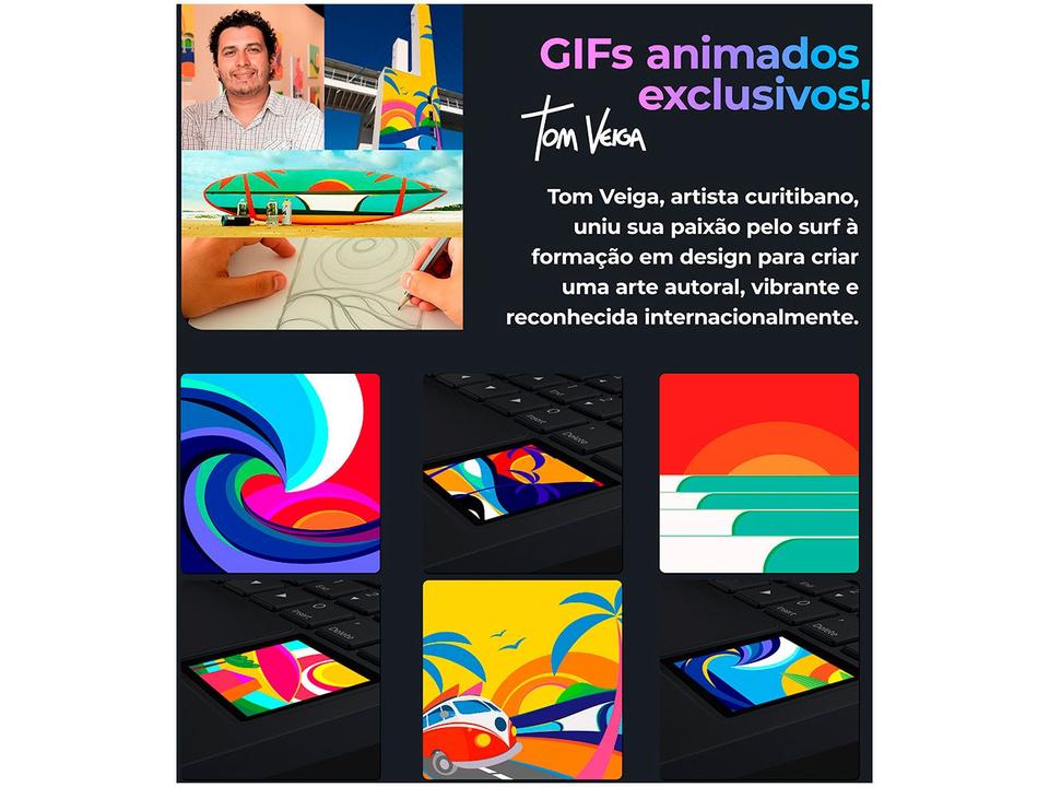 Notebook Positivo Vision C15M Intel Celeron N4500 Windows 11 Home 4GB RAM  128GB eMMC Tela 15" Full HD IPS Antirreflexo Minitela e Tecla Copilot Cinza - 14