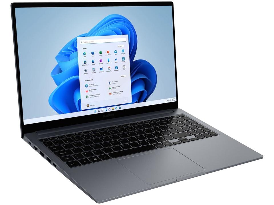 Notebook Samsung Galaxy Book4 Intel Core i3 8GB RAM SSD 256GB 15,6" Full HD Windows 11 NP750XGJ-KG5BR - 9
