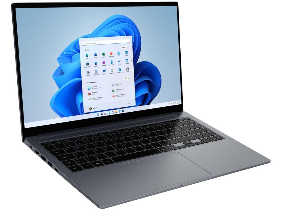 Notebook Samsung Galaxy Book4 Intel Core i5 8GB RAM SSD 512GB 15,6" Full HD Windows 11 NP750XGJ-KG3BR - 9