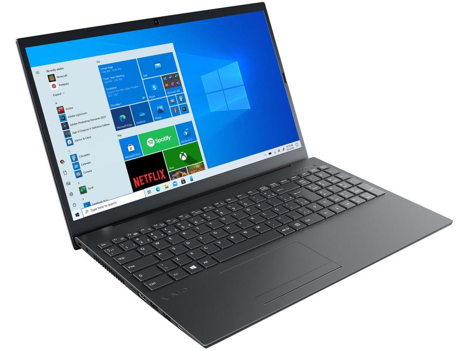 Notebook Vaio FE15 VJFE52F11X-B2211H Intel Core i5 - 8GB 512GB SSD 15,6” Full HD LED Windows 10 - 3