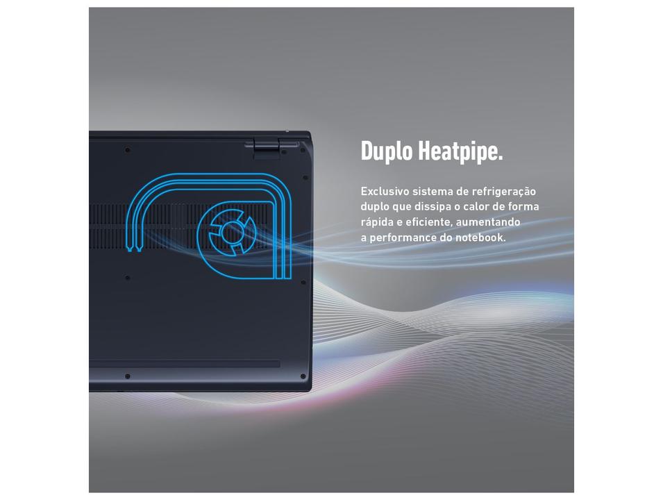 Notebook VAIO FE16 Intel Core i7-1355U Linux 32GB RAM 512GB SSD Tela 16" IPS WUXGA Antirreflexo Cinza Grafite VJFE62F11X-B0211H - 5