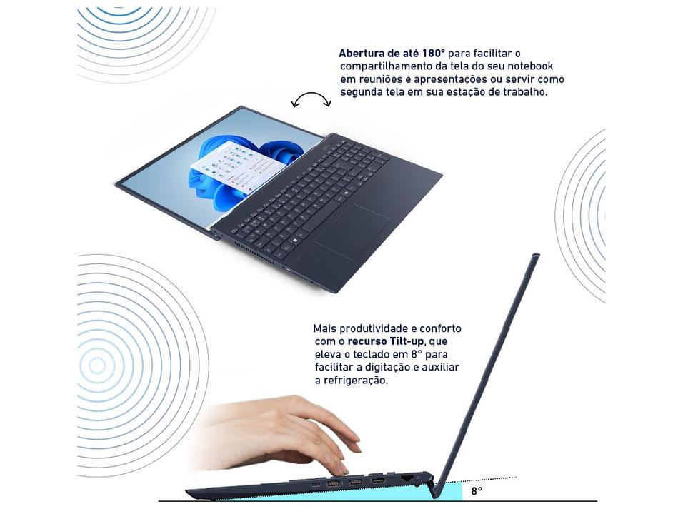 Notebook Vaio FE16 VJFE69F11X-B0721H AMD Ryzen 5 5625U 16GB 512GB SSD 16" WUXGA Windows 11 AMD Radeon Graphics 3344643 - 18