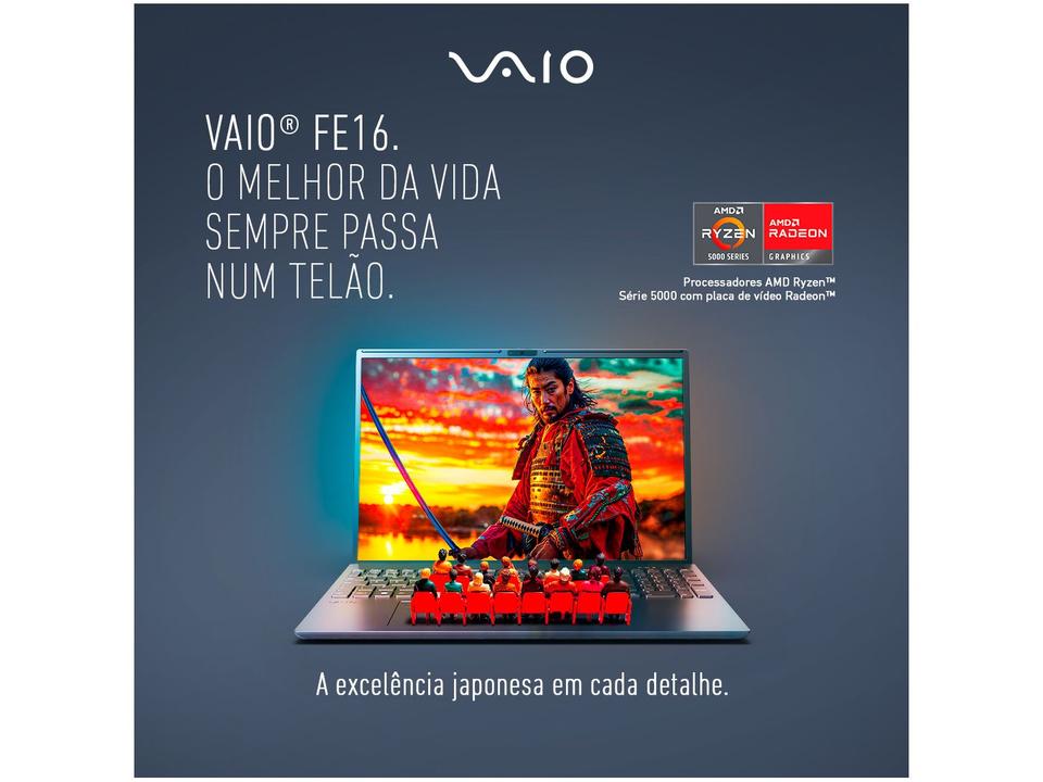 Notebook Vaio FE16 VJFE69F11X-B1031H AMD Ryzen 5 5625U 32GB RAM 512GB SSD 16" WUXGA Linux 3344900 - 7