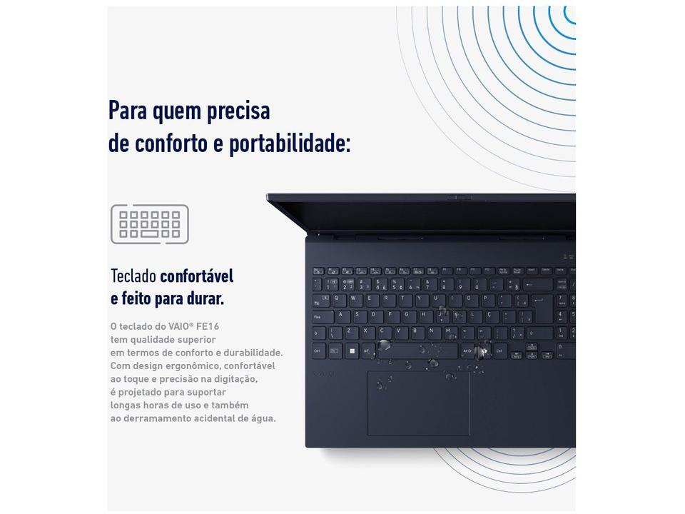 Notebook Vaio Intel Core i5-1334U 16GB RAM 512GB SSD 16" Linux - 8