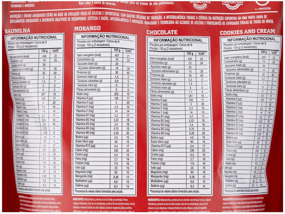 Nutri Whey Protein Baunilha Refil Integralmédica - 4