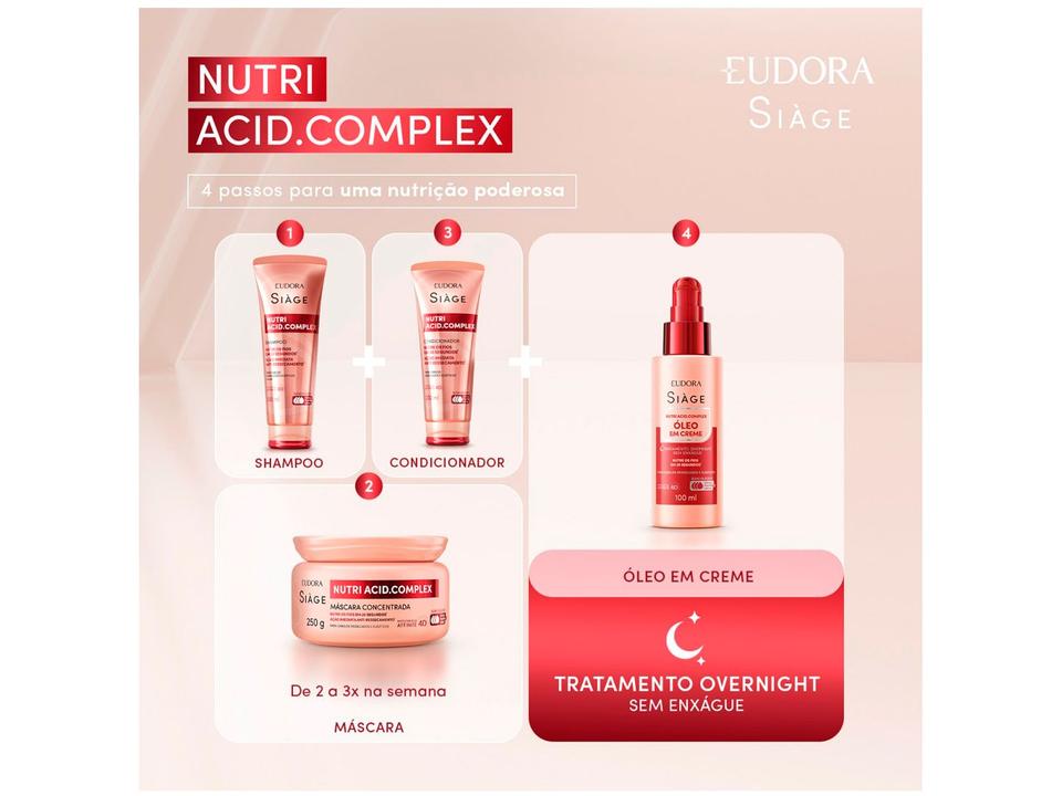 Óleo Capilar Eudora Siàge Nutri Acid.Complex 100ml - 4