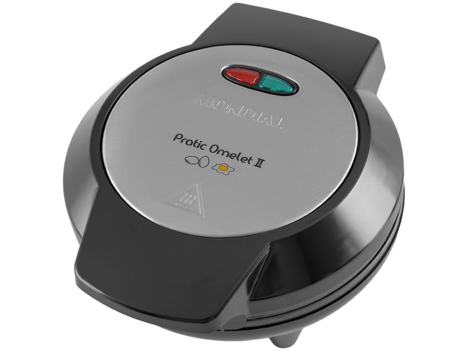 Omeleteira Elétrica Mondial Omelet Pratic OM-04-BI Preto e Prata - 9