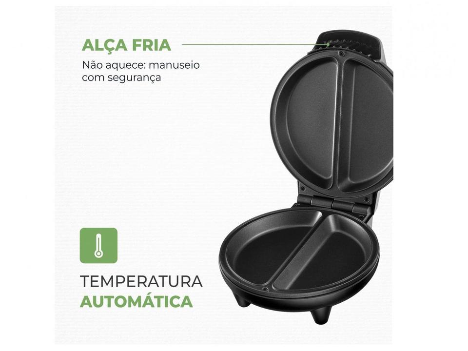 Omeleteira Elétrica Mondial Omelet Pratic OM-04-BI Preto e Prata - 6