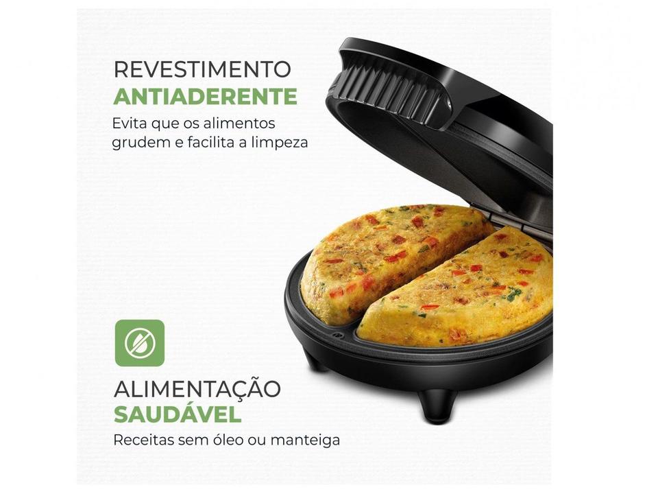Omeleteira Elétrica Mondial Omelet Pratic OM-04-BI Preto e Prata - 2