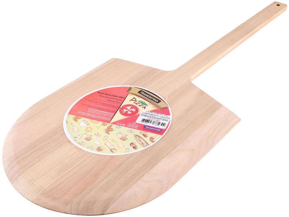 Pá de Pizza Madeira Marupá 35cm Tramontina - 7