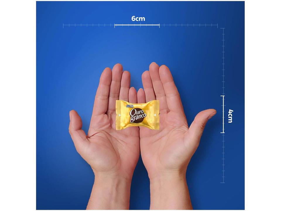 Pacote de Bombom Chocolate Ouro Branco 1kg - 3