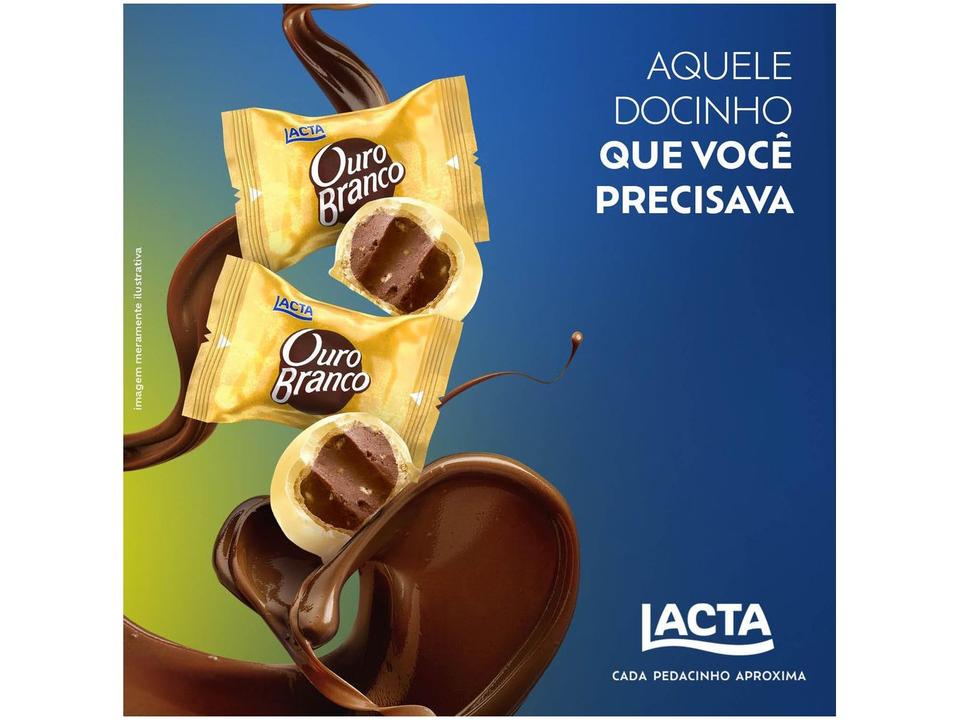 Pacote de Bombom Chocolate Ouro Branco 1kg - 4