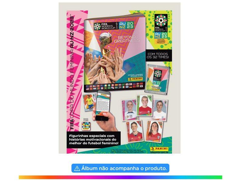 Pacote de Figurinhas Copa Do Mundo FIFA Feminina Austrália Nova Zelândia 2023 10 Pacotes com 5 Figurinhas Cada - 2