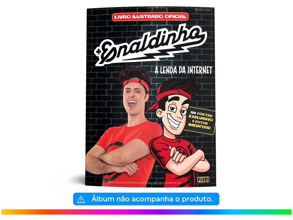 Pacote de Figurinhas Enaldinho A Lenda da Internet - 10 Pacotes com 5 Figurinhas Cada - 1