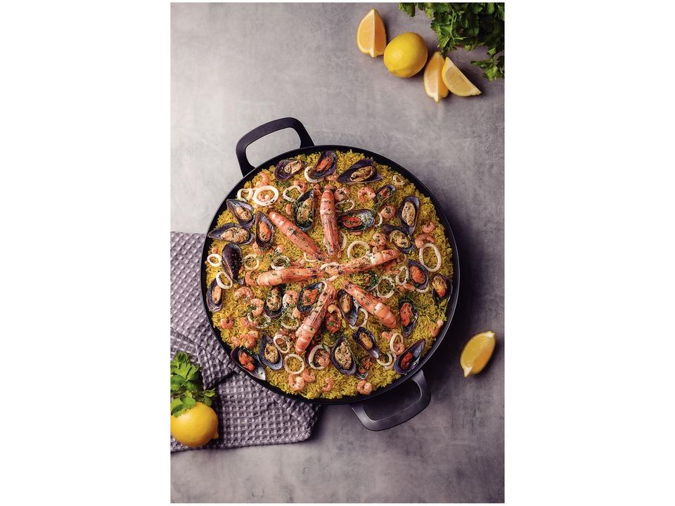 Paellera Tramontina de Ferro 38cm 5,1L Professional Preta - 1