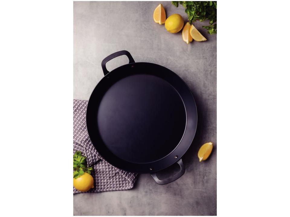 Paellera Tramontina de Ferro 38cm 5,1L Professional Preta - 2