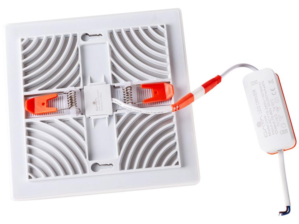 Painel de LED de Embutir 17,4x17,4cm 24W - Quadrado Branco Frio Gaya Infinity - 3
