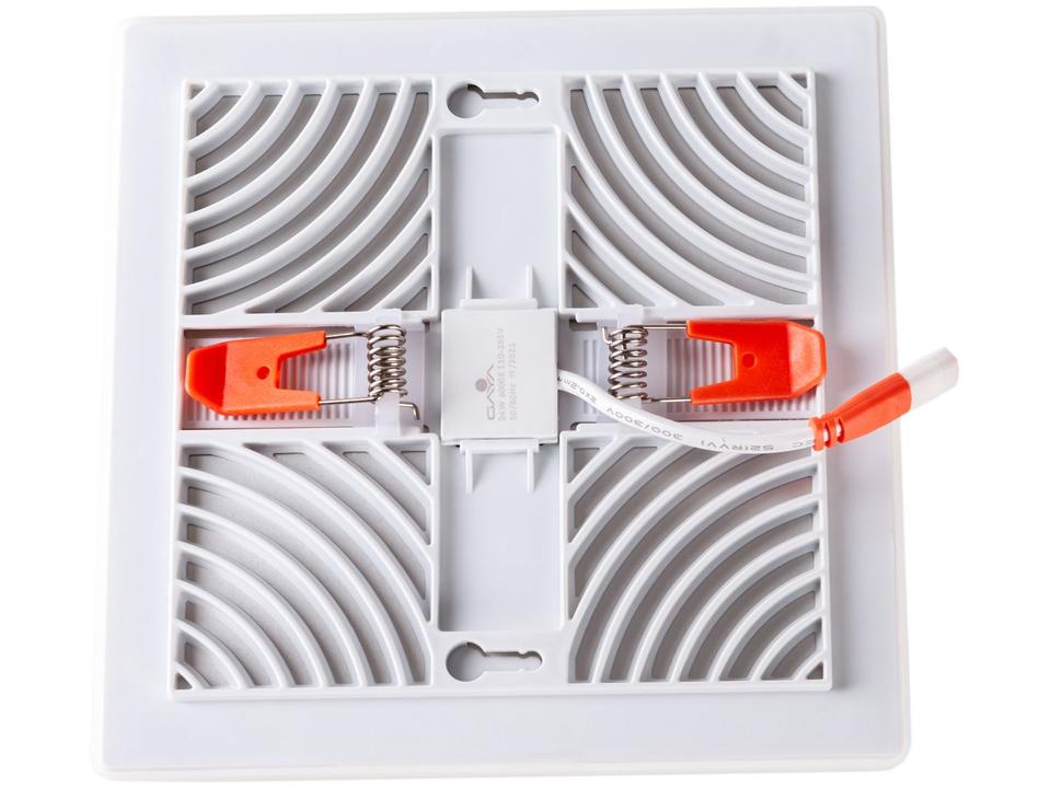 Painel de LED de Embutir 17,4x17,4cm 24W - Quadrado Branco Frio Gaya Infinity - 2
