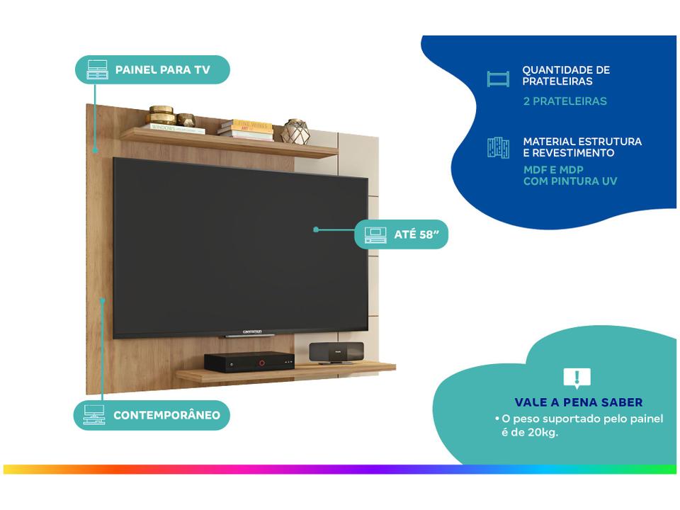 Painel para TV 58” Caemmun Cross - 1