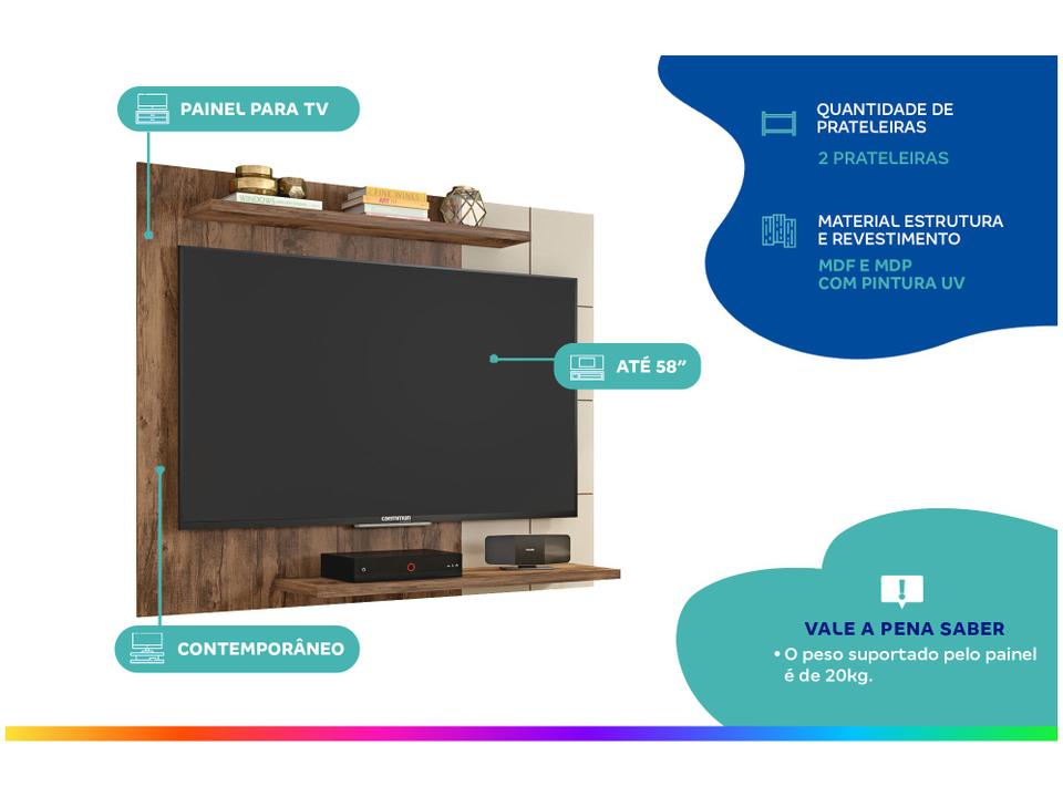 Painel para TV 58” Caemmun Cross - 1