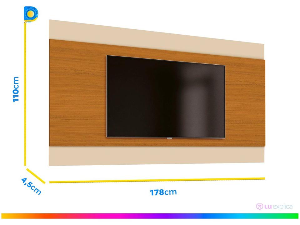 Painel para TV até 58” EDN Móveis Merlo - 2