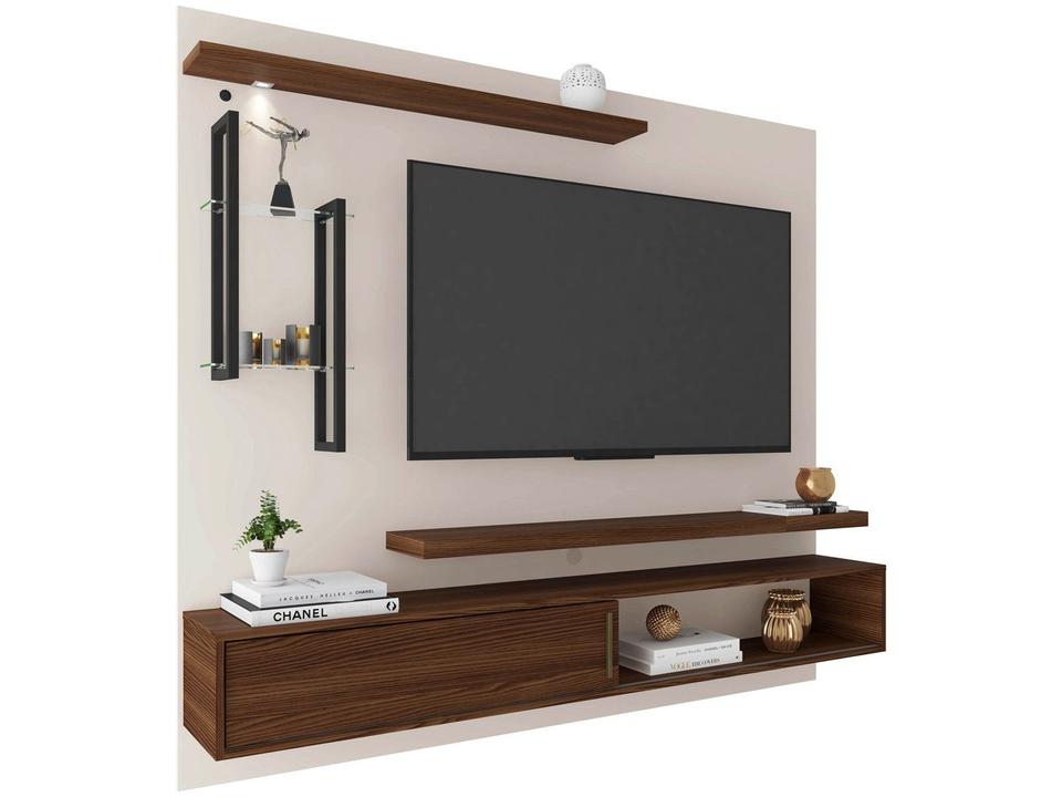 Painel para TV Até 60” DJ Móveis New Greco 2 Prateleira - 4
