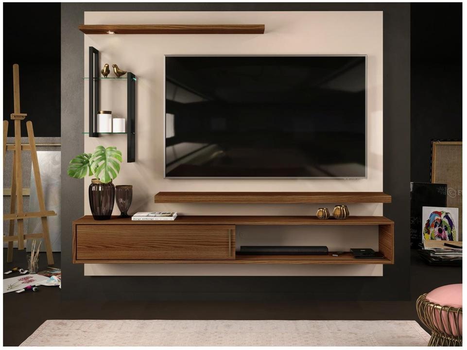 Painel para TV Até 60” DJ Móveis New Greco 2 Prateleira - 3