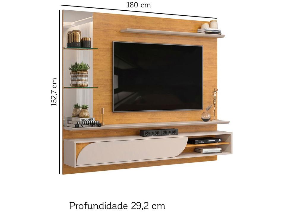 Painel para TV até 60" DJ Móveis Ravi - 2