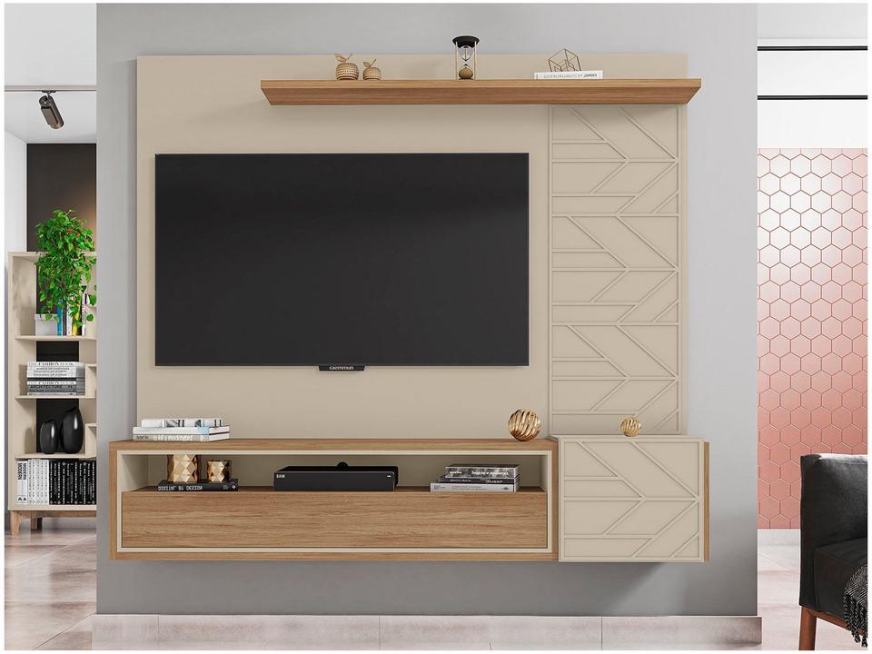 Painel para TV até 65” 1 Prateleira Caemmun Prism - 3